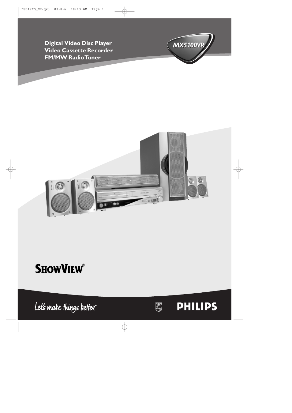 Philips ShowView MX5100VR/02 User Manual | 24 pages