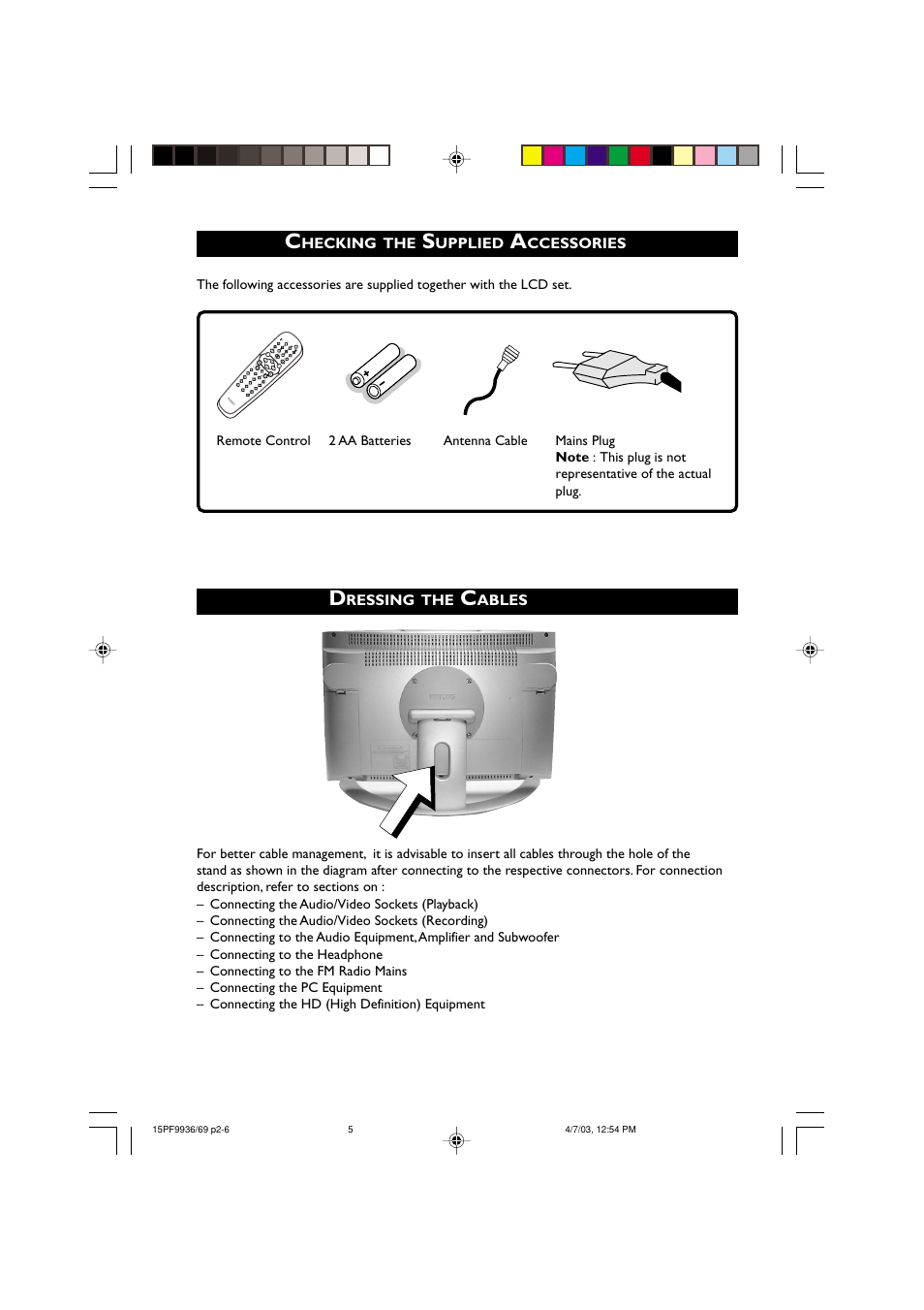 Philips 15PF9969 User Manual | Page 5 / 51