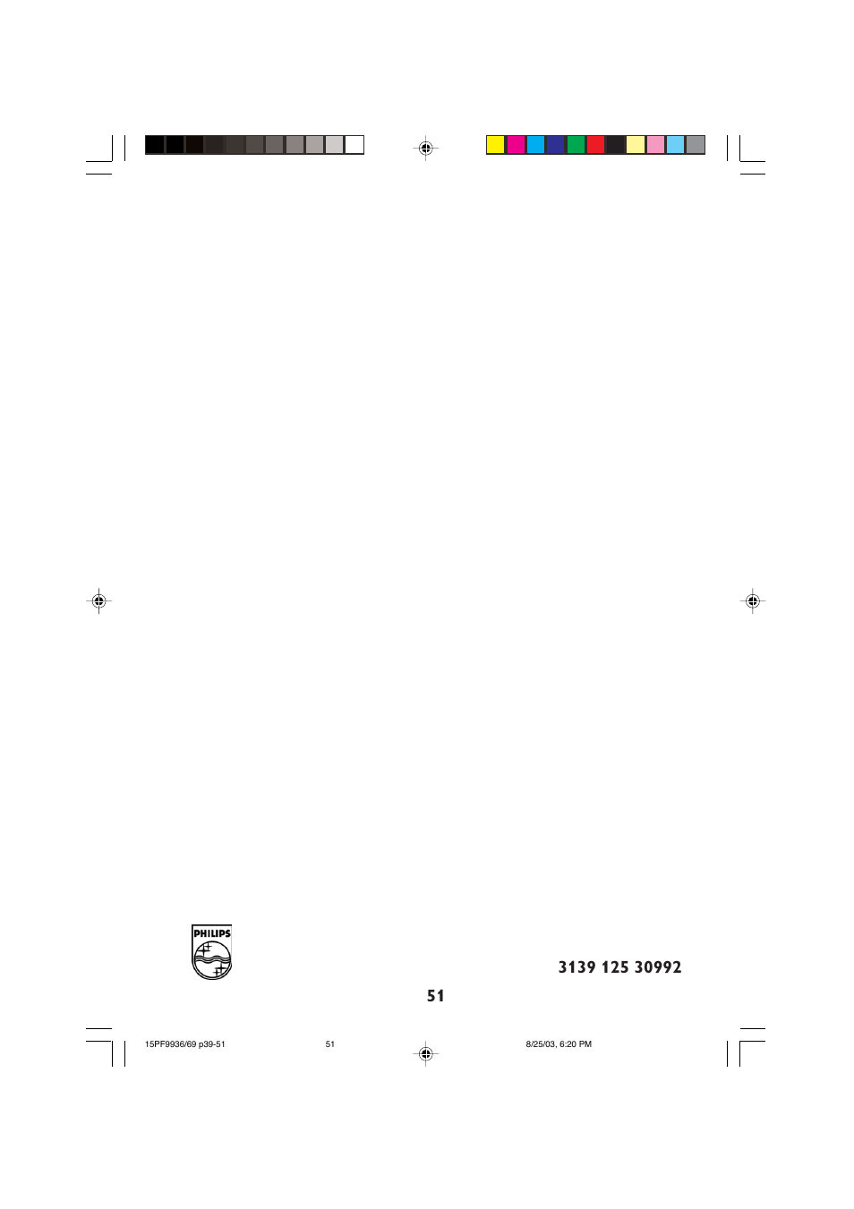Philips 15PF9969 User Manual | Page 51 / 51