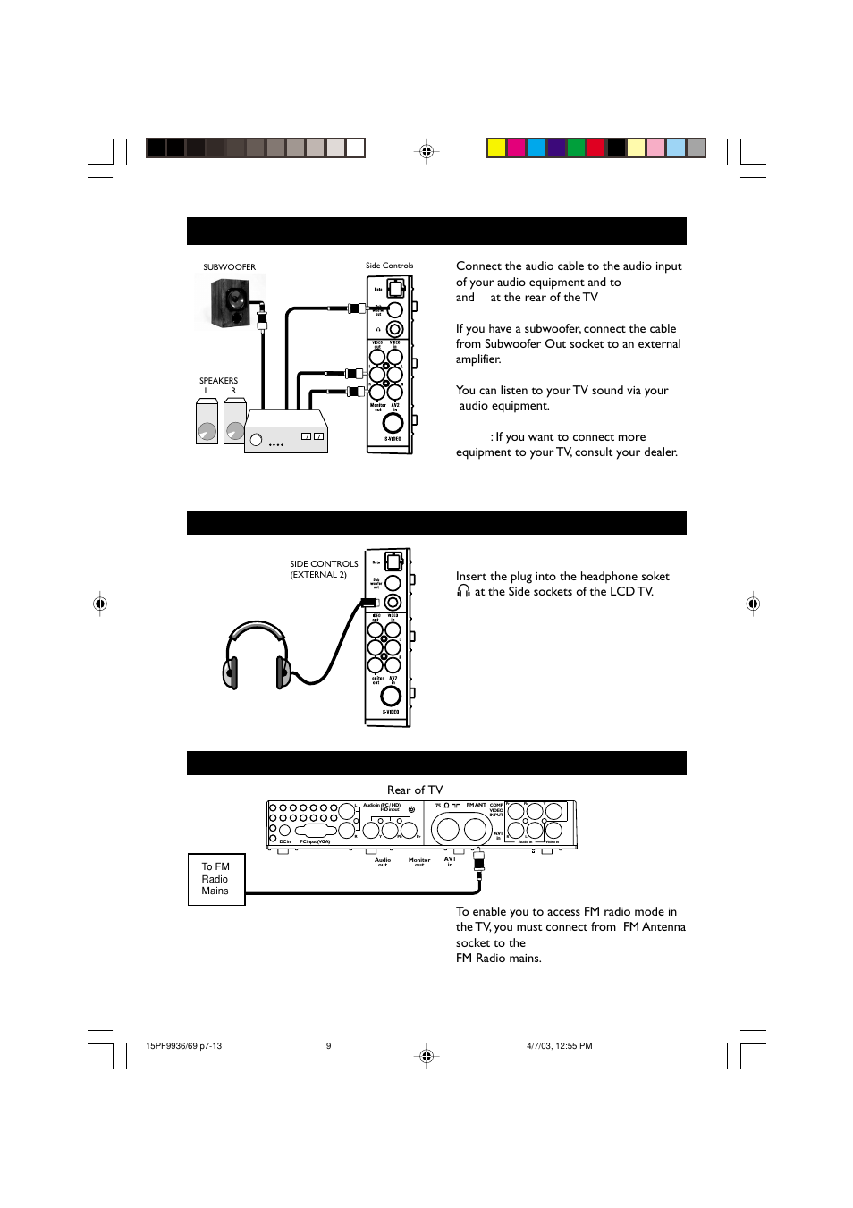 Fm r | Philips 15PF9969 User Manual | Page 9 / 51