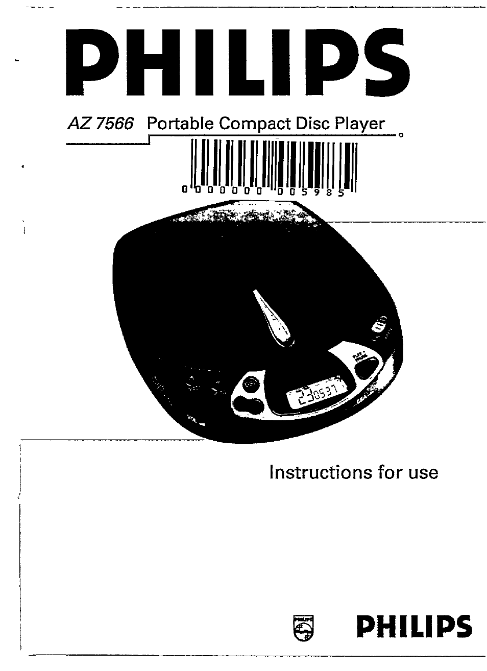 Philips AZ 7566 User Manual | 20 pages