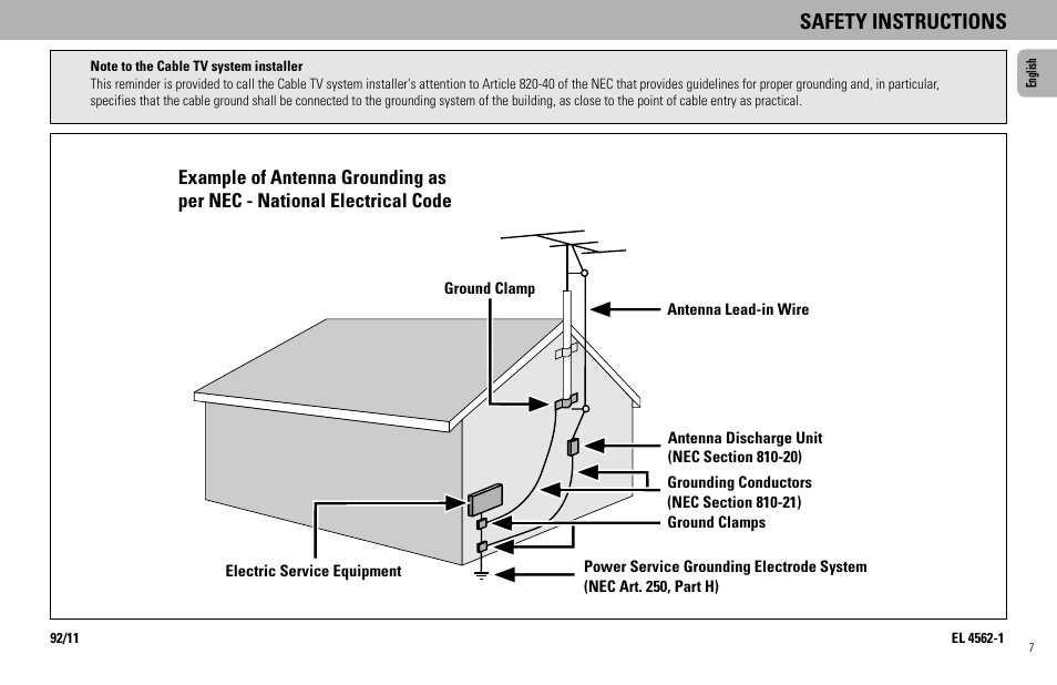 Safety instructions | Philips - FW768P User Manual | Page 7 / 31