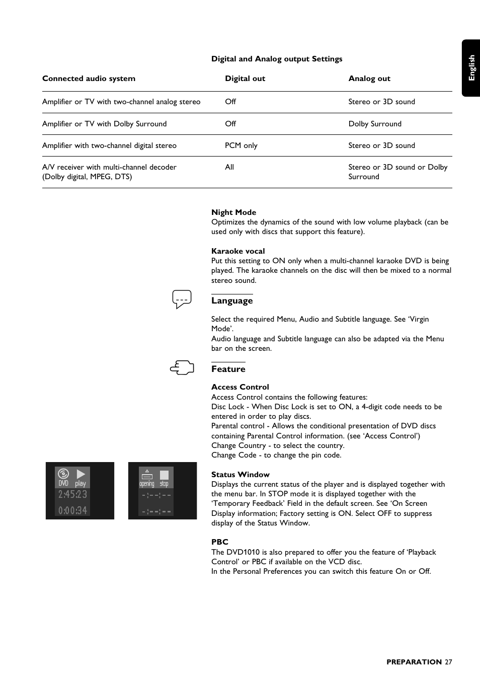 Philips DVD1010 User Manual | Page 25 / 41