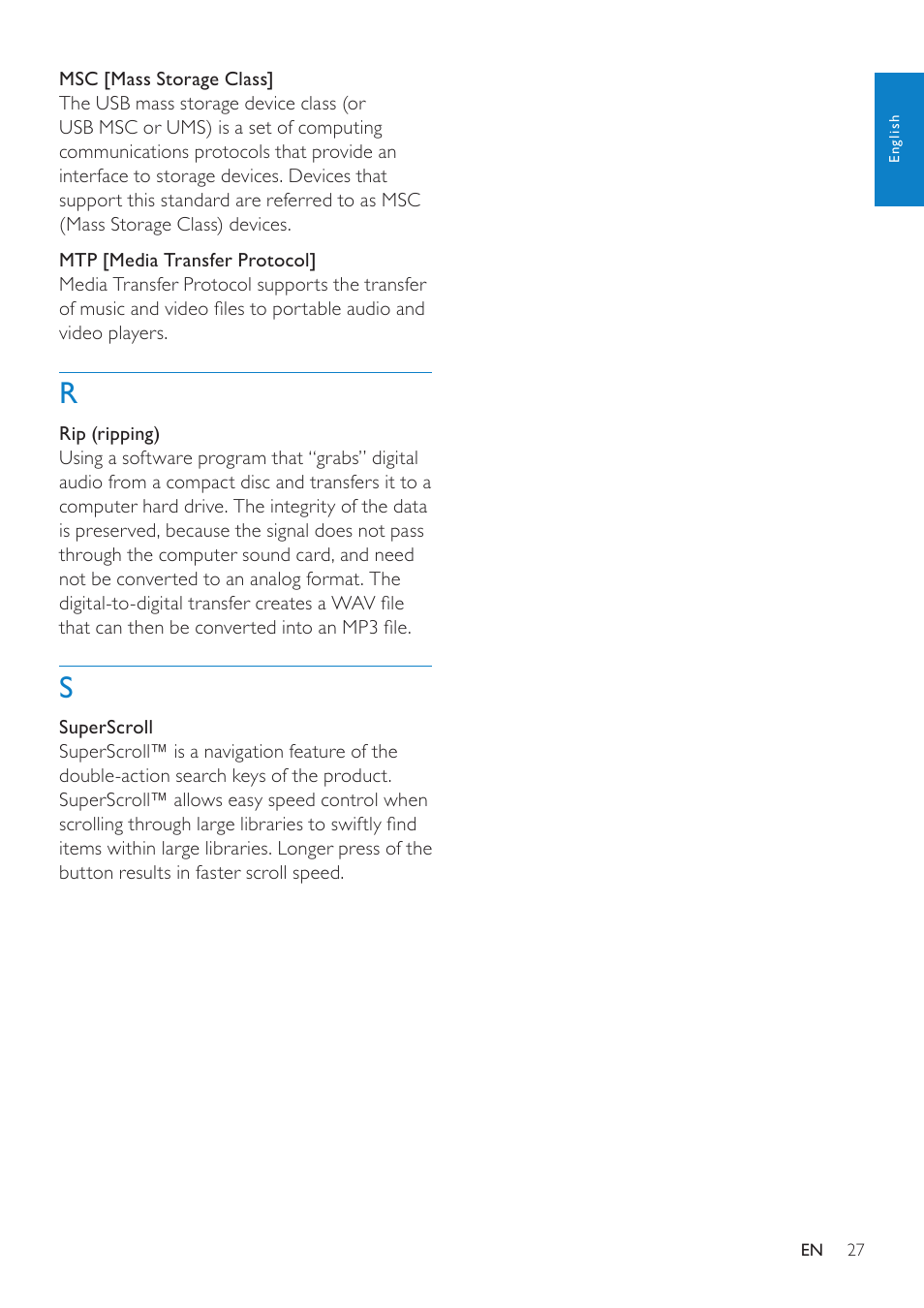 Philips wk10295 User Manual | Page 28 / 29