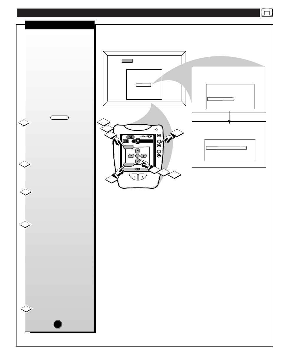 Atsc/d, Igital, Eatures | Ontrols | Philips HD6400W User Manual | Page 45 / 60