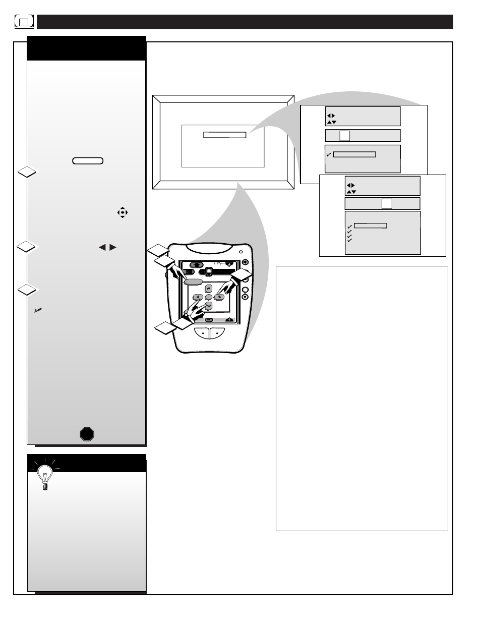 Atsc/d, Igital, Eatures | Ontrols | Philips HD6400W User Manual | Page 50 / 60