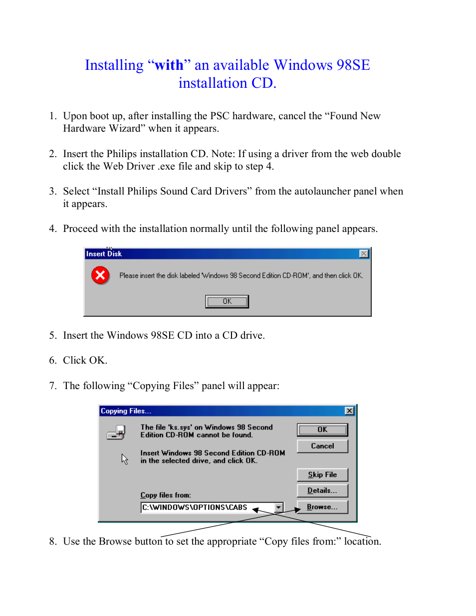 Philips PSC 605 User Manual | Page 2 / 10