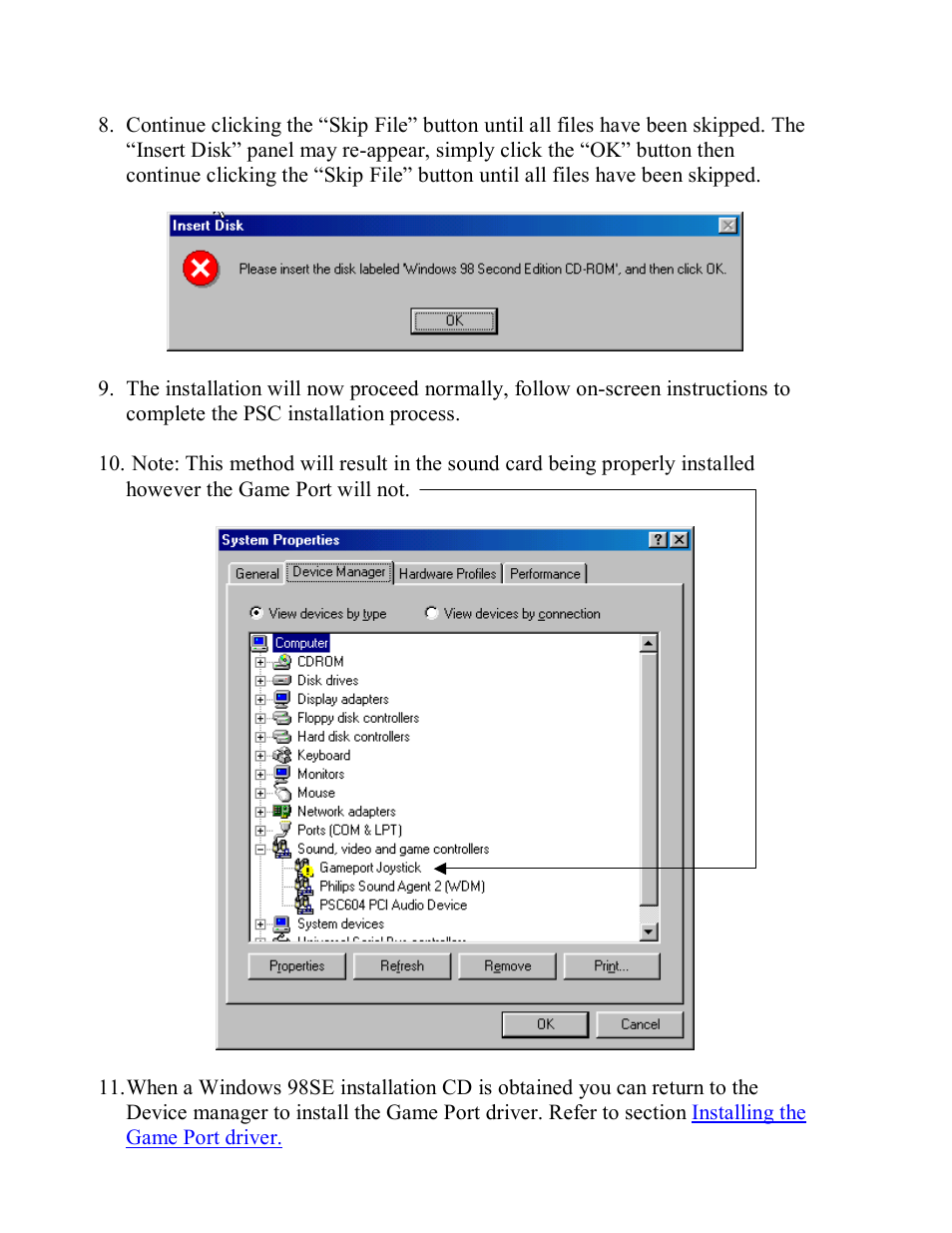 Philips PSC 605 User Manual | Page 5 / 10