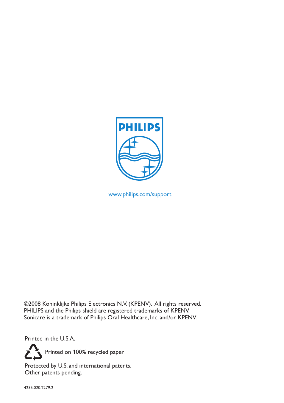 Philips FlexCare HX6942 User Manual | Page 52 / 52