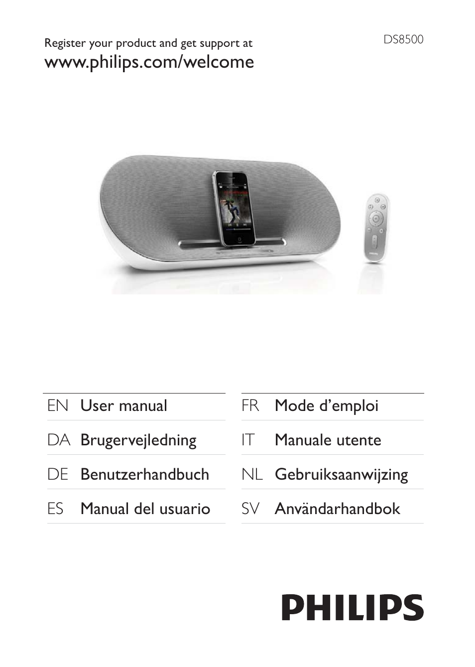 Philips DS8500/12 User Manual | 20 pages