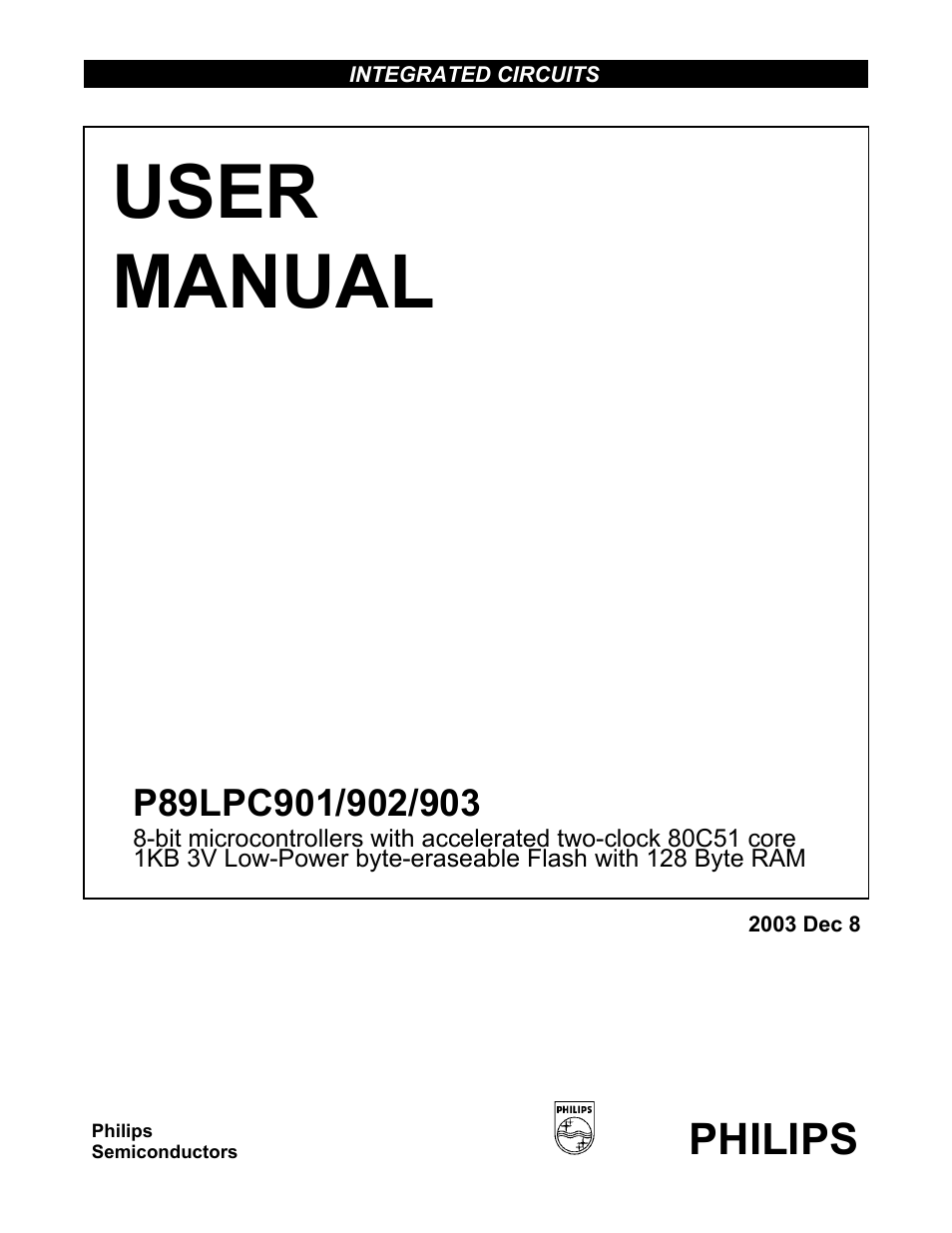 Philips P89LPC903 User Manual | 114 pages