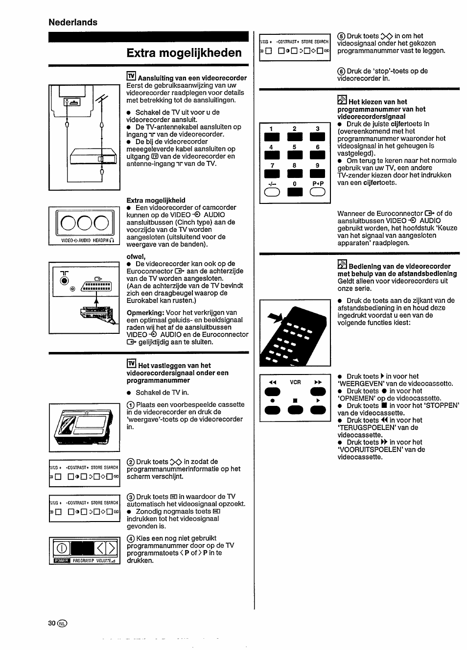 Extra mogelijkheden | Philips 15GR2330 User Manual | Page 10 / 14