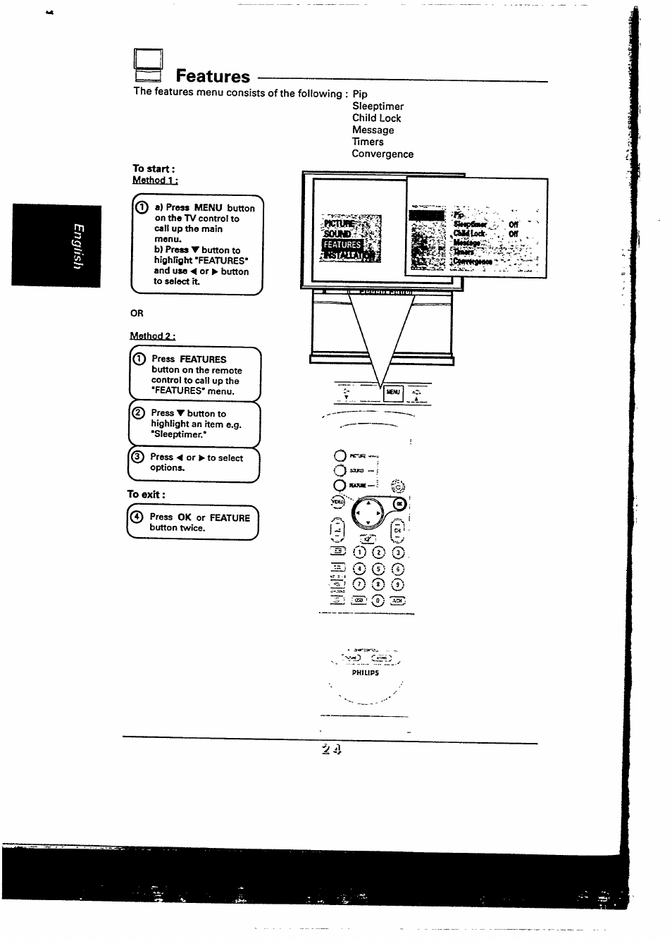 Features | Philips 48PP9103/05 User Manual | Page 49 / 100