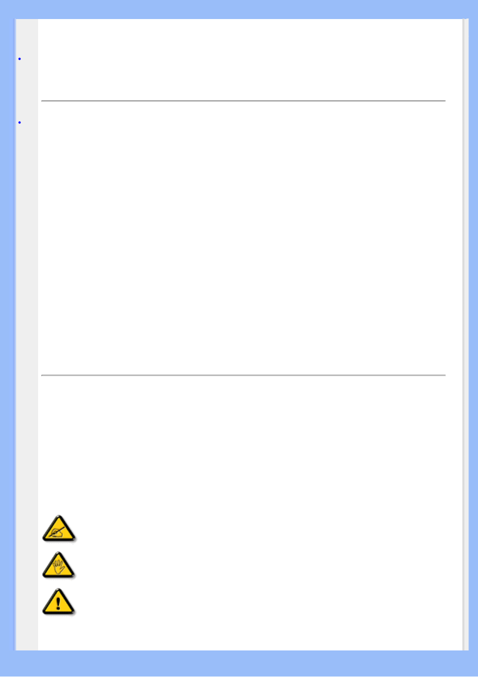 About this manual | Philips 220VW8 User Manual | Page 24 / 86