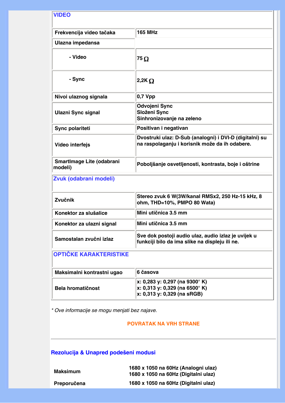 Philips 200WS8 User Manual | Page 30 / 89