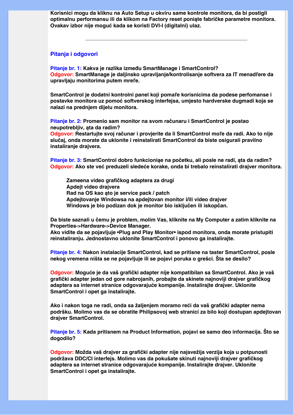 Philips 200WS8 User Manual | Page 41 / 89