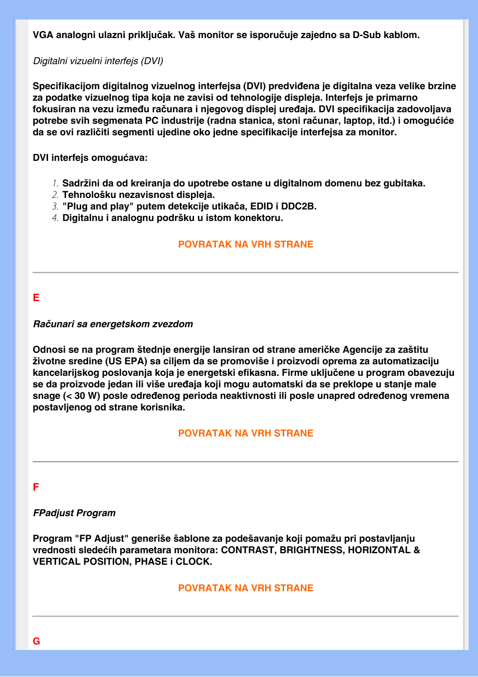 Philips 200WS8 User Manual | Page 82 / 89