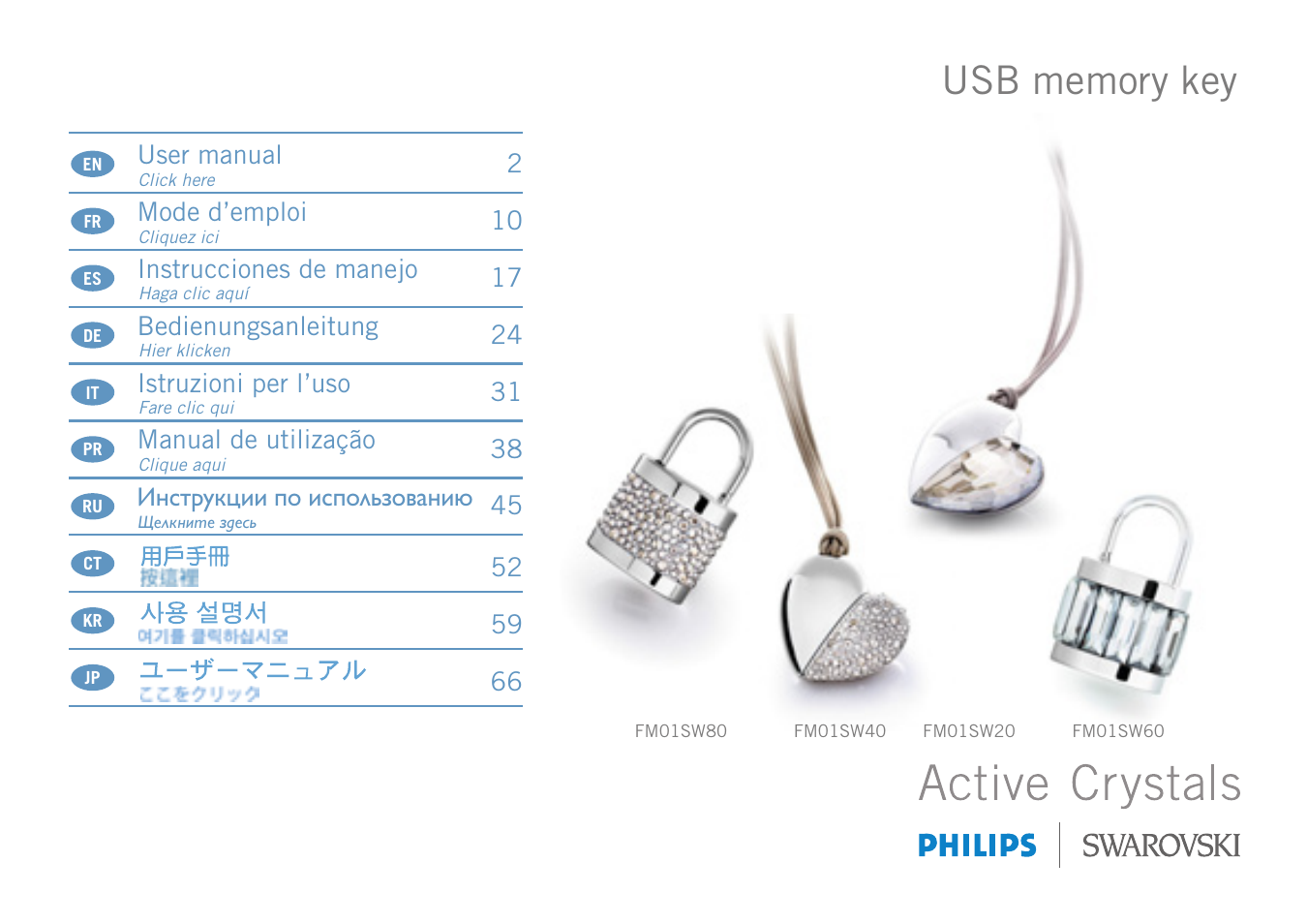 Philips FM01SW20 User Manual | 72 pages