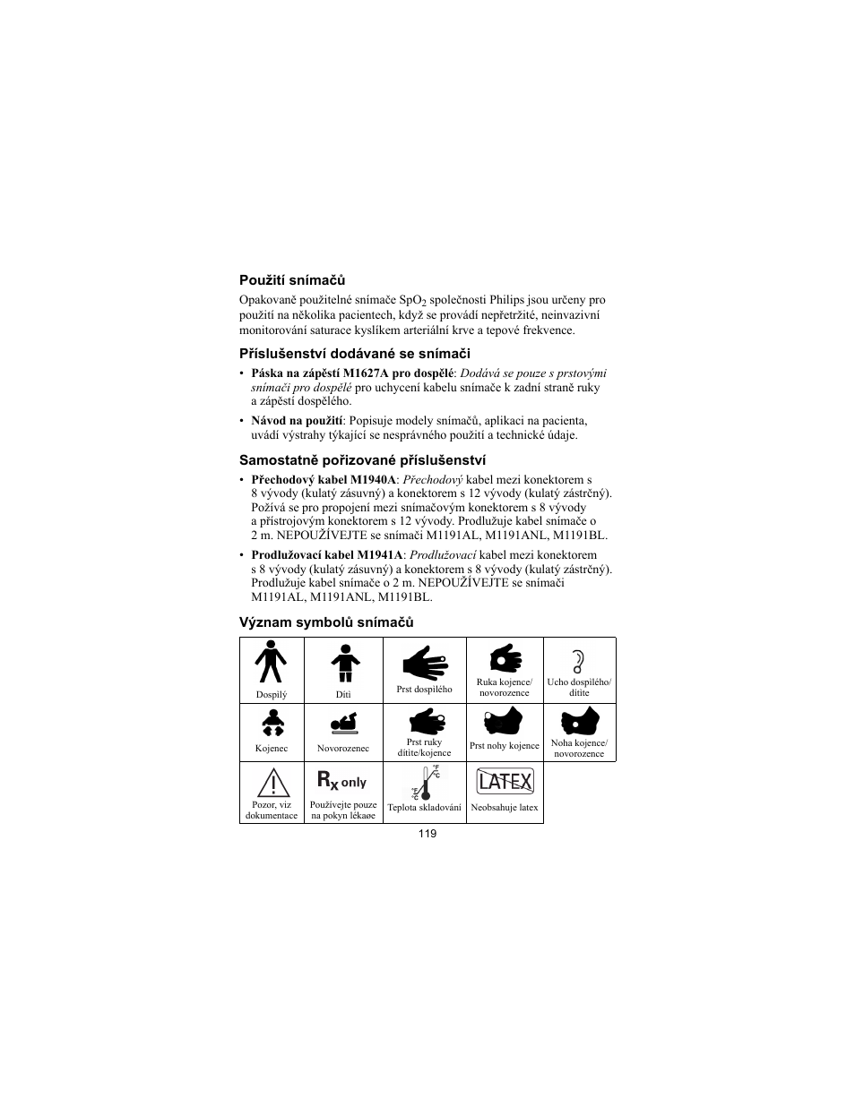 Philips SPO2 M1191A User Manual | Page 121 / 247