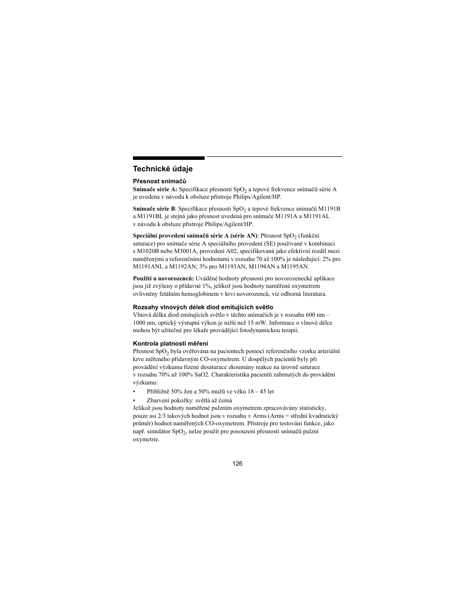 Philips SPO2 M1191A User Manual | Page 128 / 247