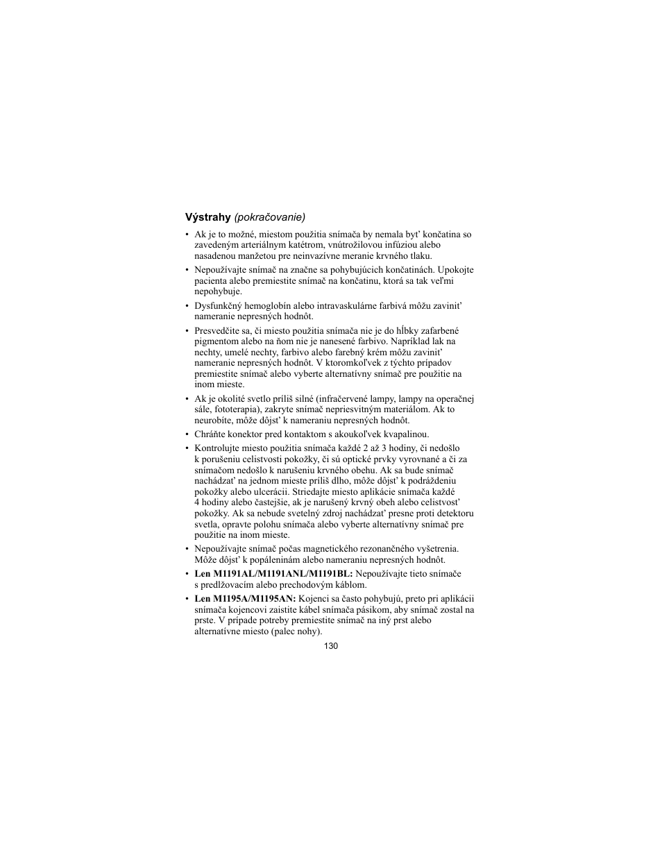 Philips SPO2 M1191A User Manual | Page 132 / 247