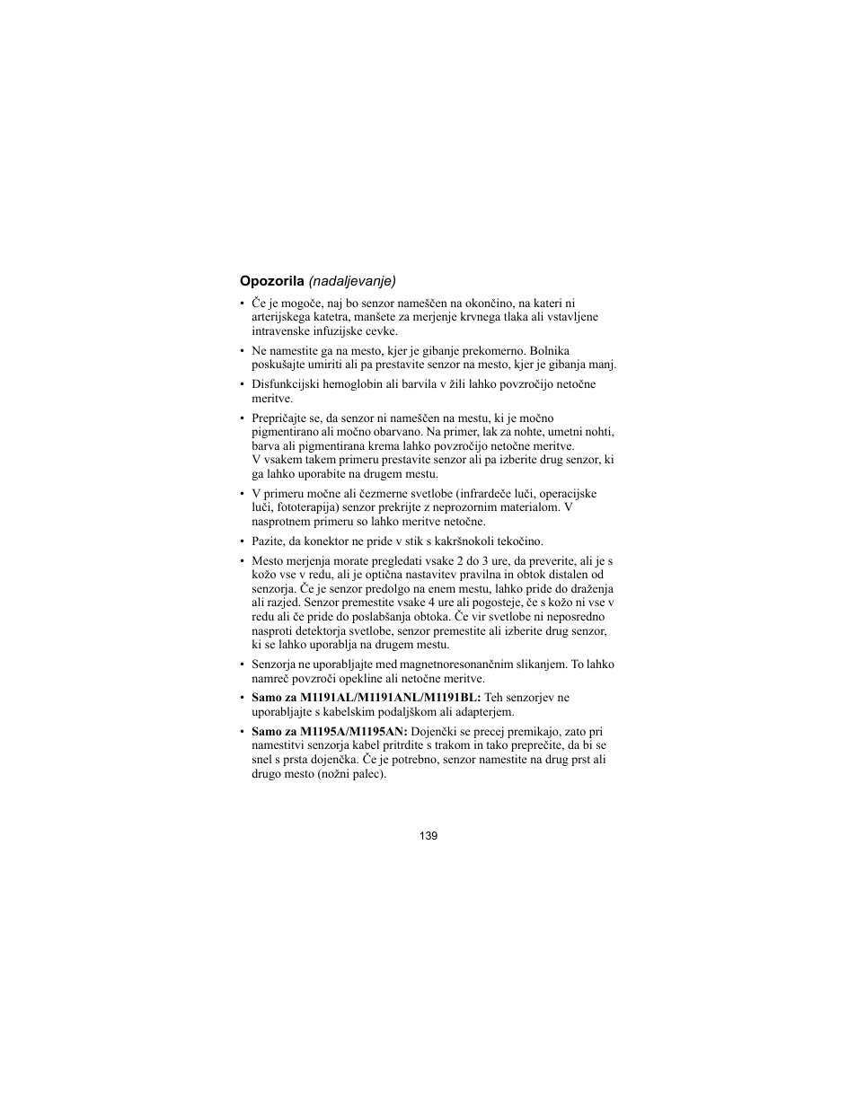 Philips SPO2 M1191A User Manual | Page 141 / 247