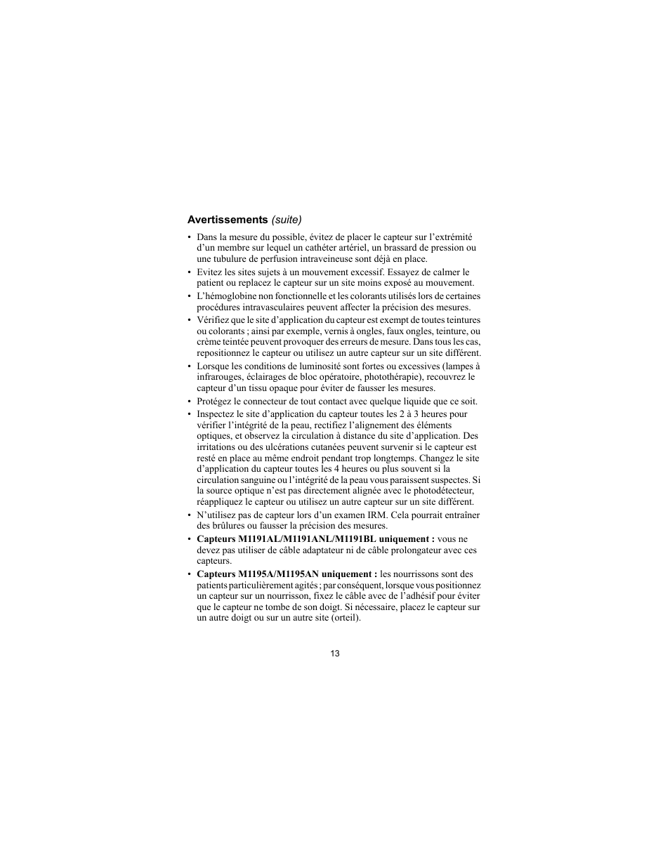 Philips SPO2 M1191A User Manual | Page 15 / 247