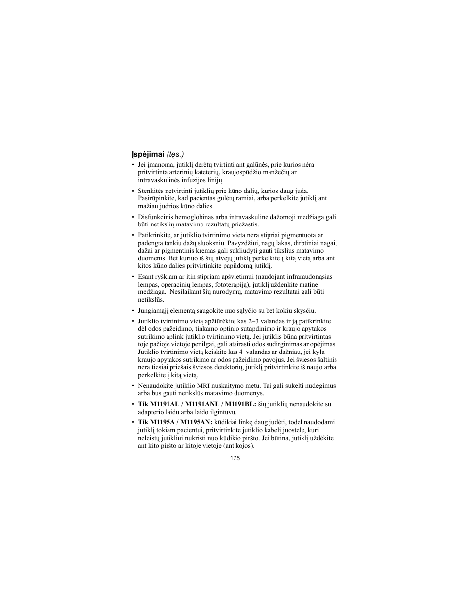 Philips SPO2 M1191A User Manual | Page 177 / 247