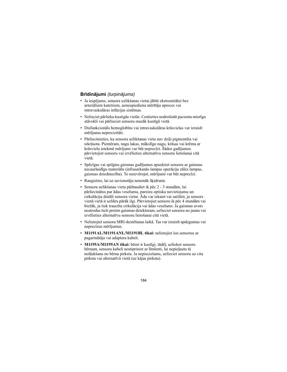 Philips SPO2 M1191A User Manual | Page 186 / 247