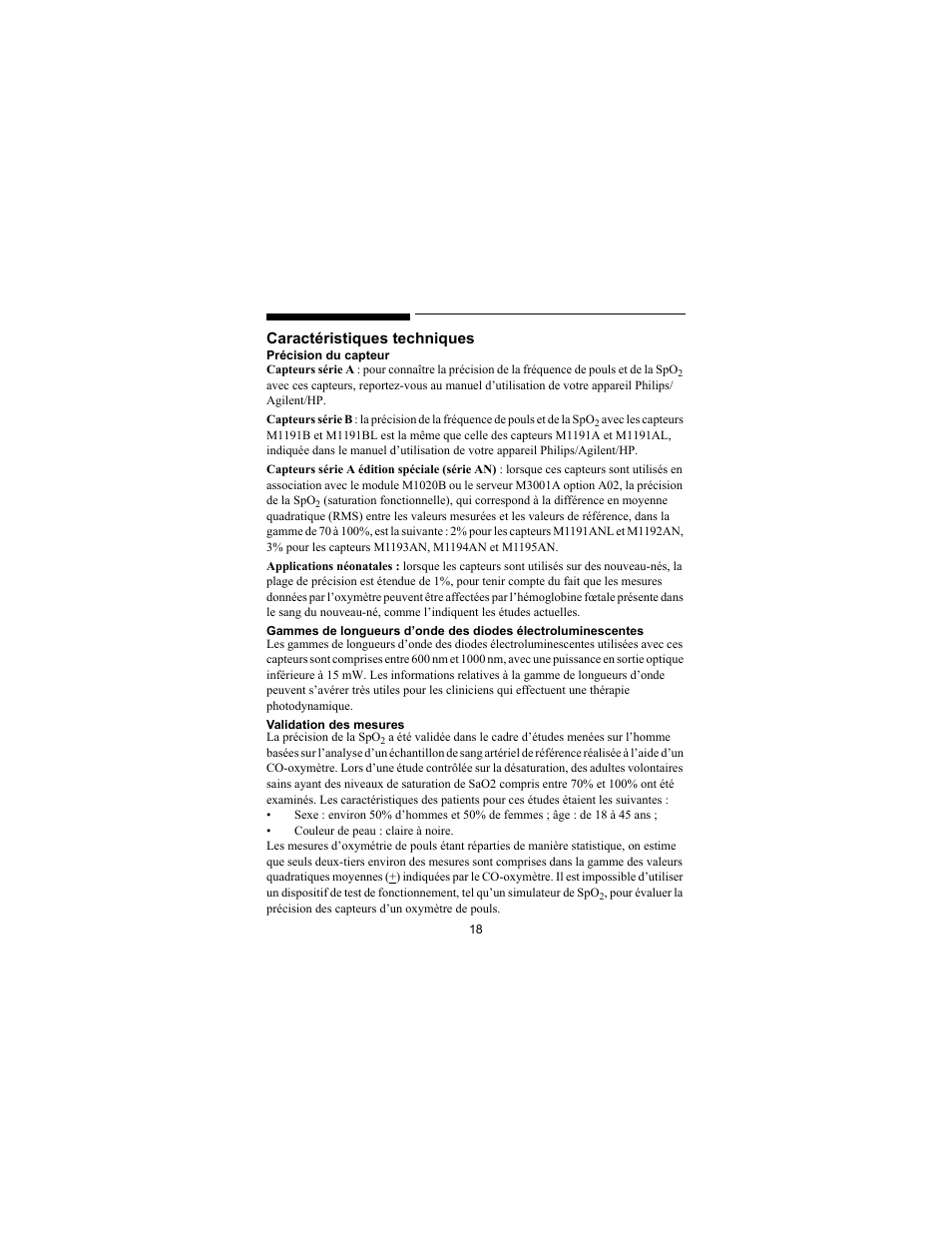 Philips SPO2 M1191A User Manual | Page 20 / 247