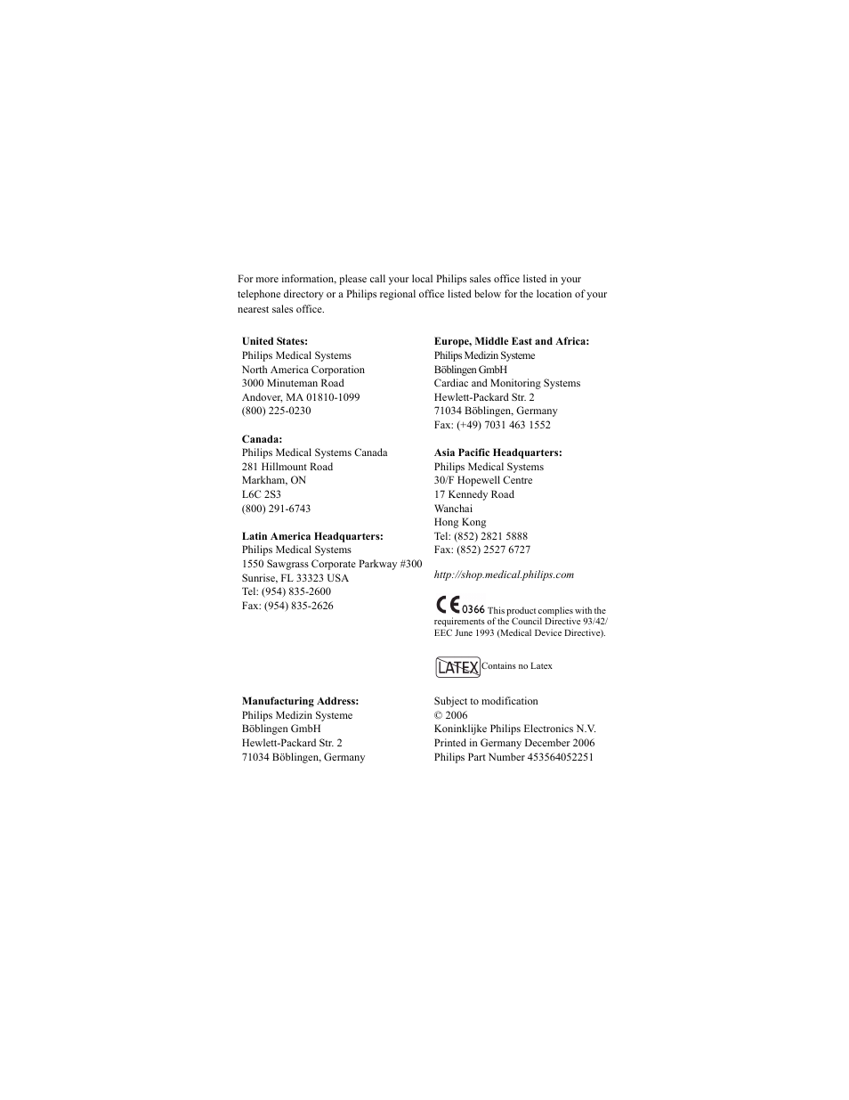 Philips SPO2 M1191A User Manual | Page 247 / 247