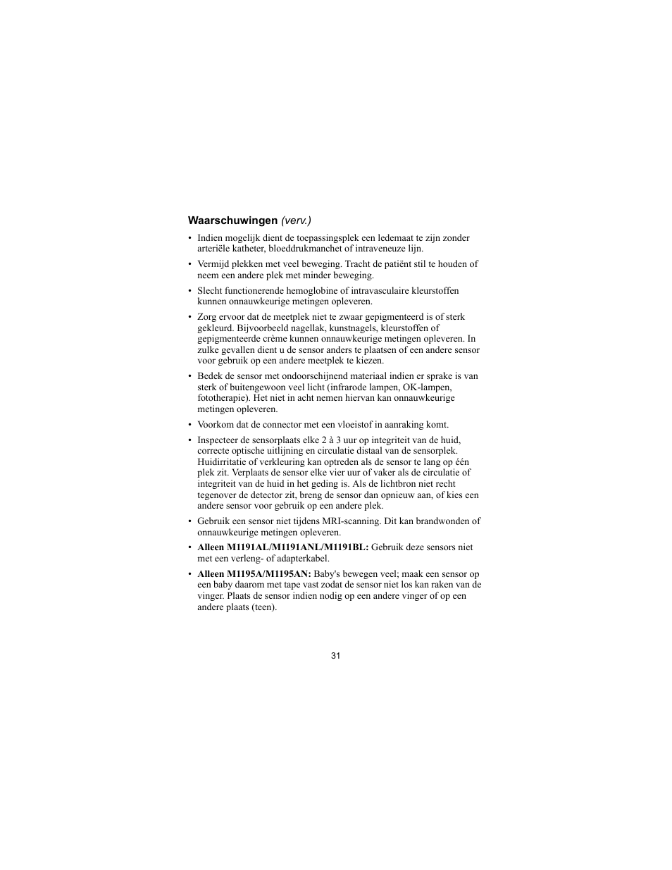 Philips SPO2 M1191A User Manual | Page 33 / 247