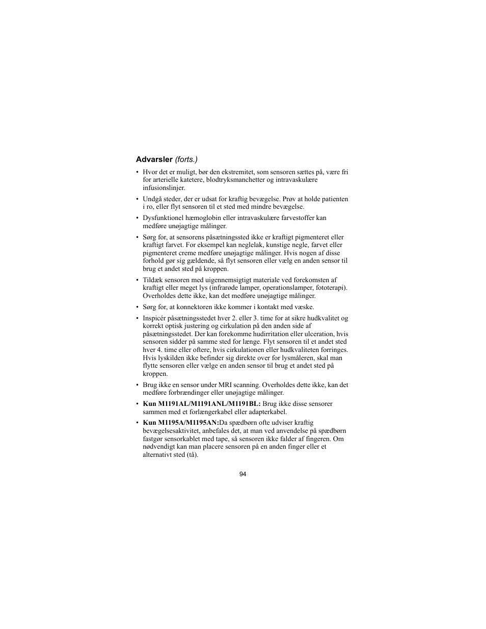 Philips SPO2 M1191A User Manual | Page 96 / 247