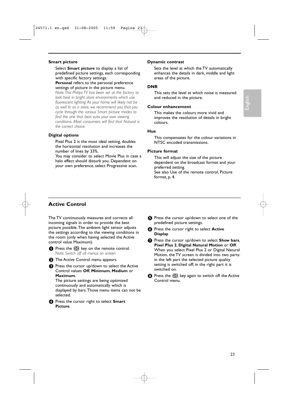 Philips 50PF9967D/10 User Manual | Page 23 / 38