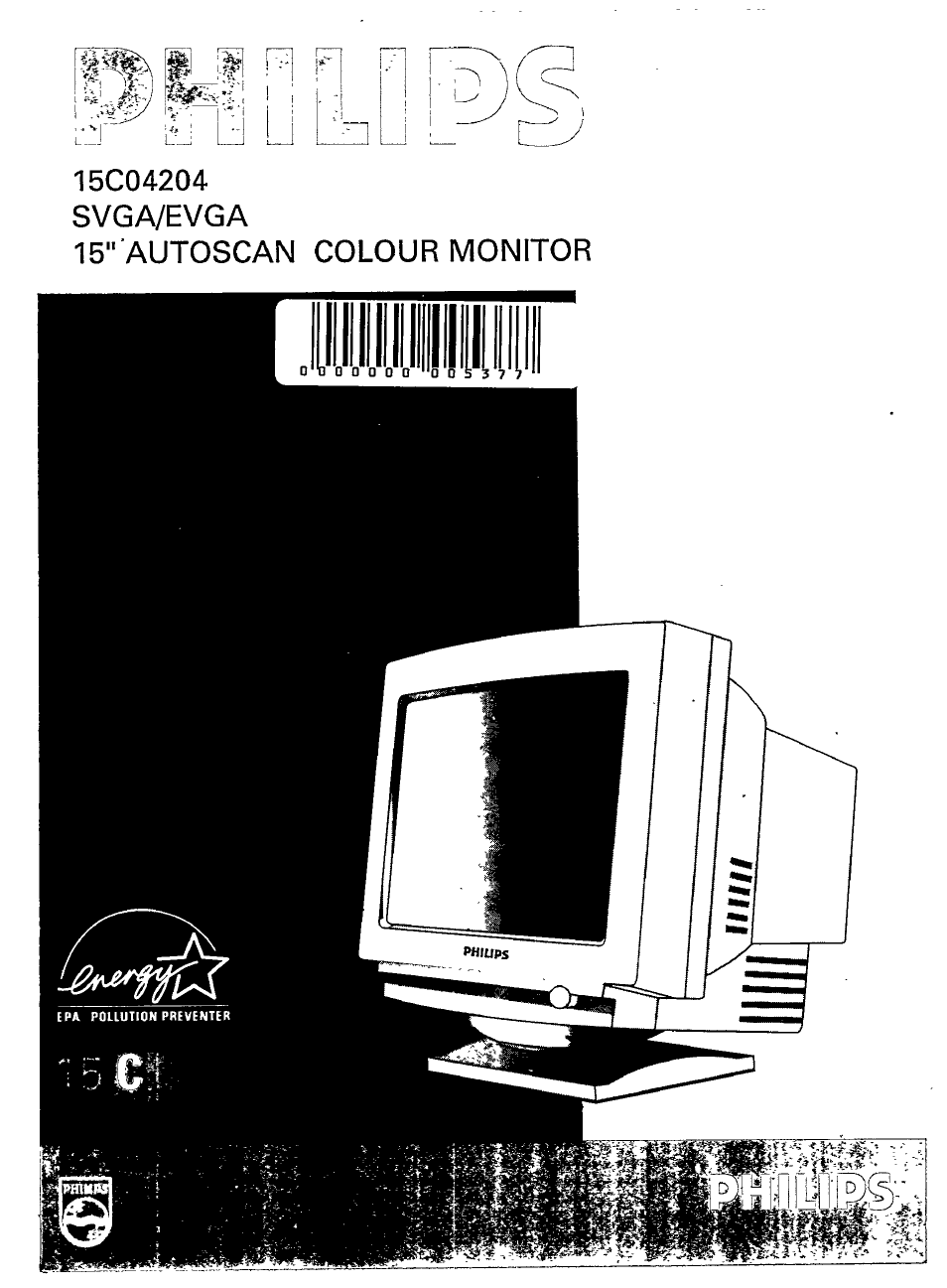 Philips SVGA/EVGA 15C04204 User Manual | 16 pages