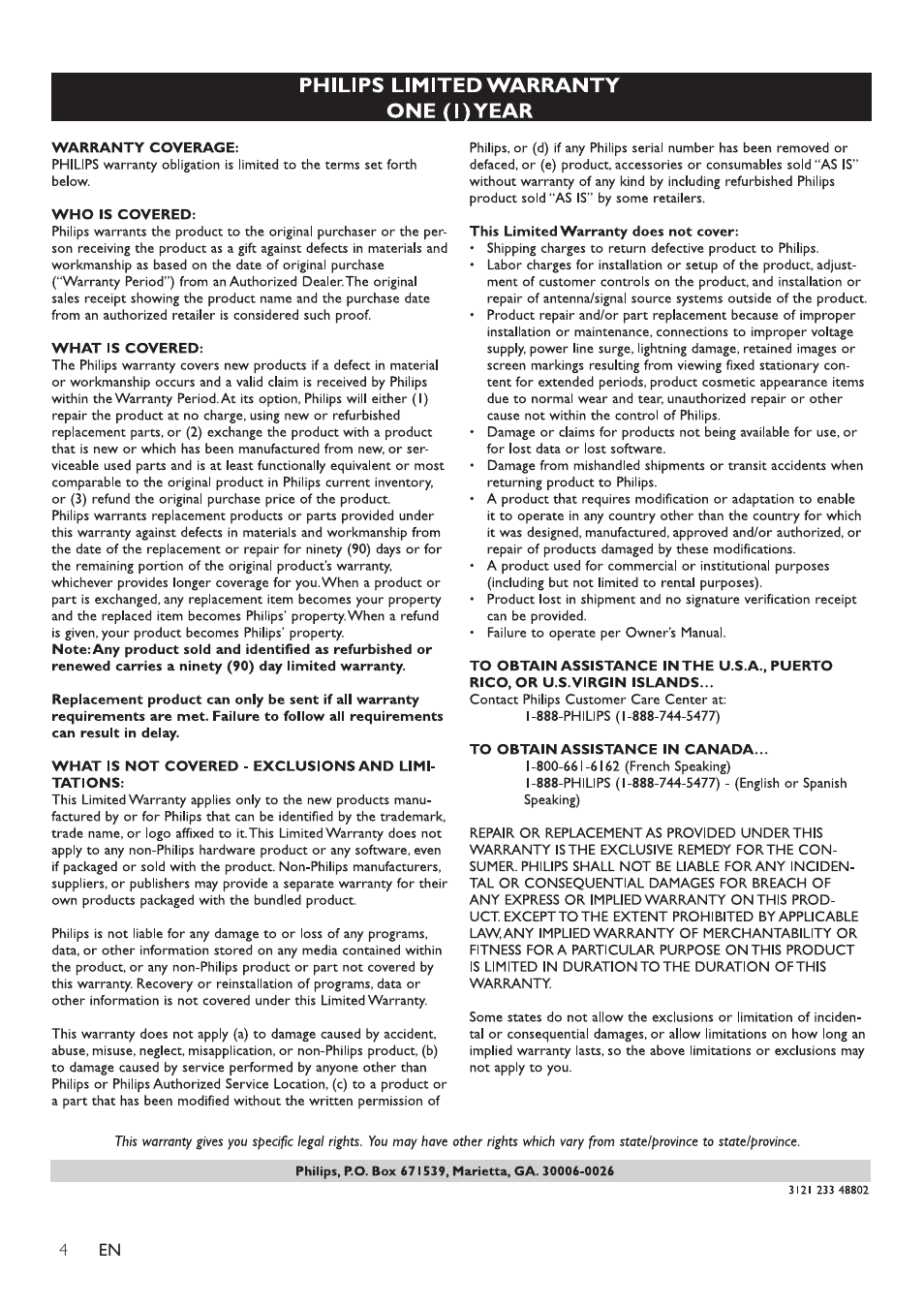 Philips DC190B/37 User Manual | Page 4 / 15
