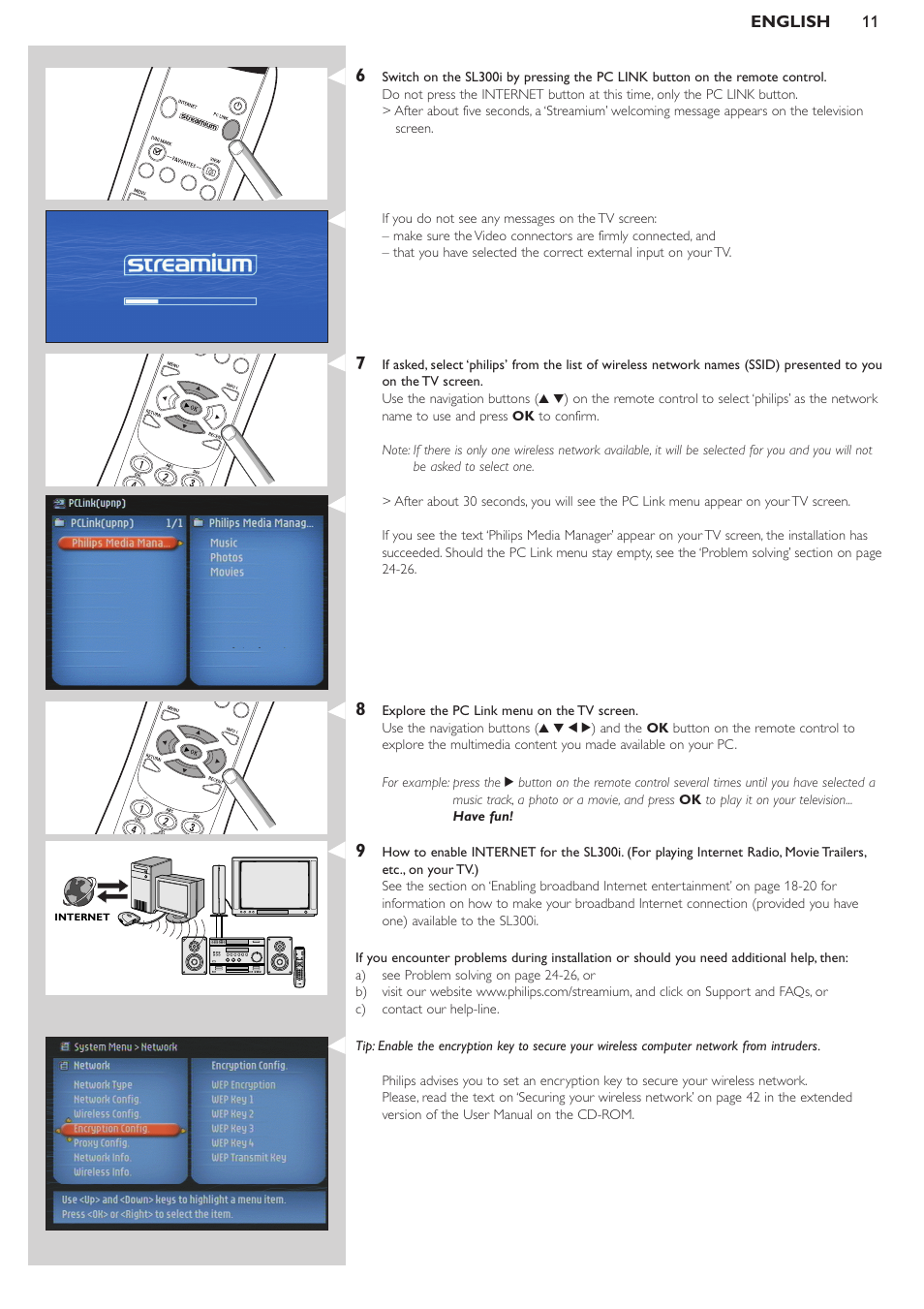 Philips SL300I/37 User Manual | Page 11 / 26