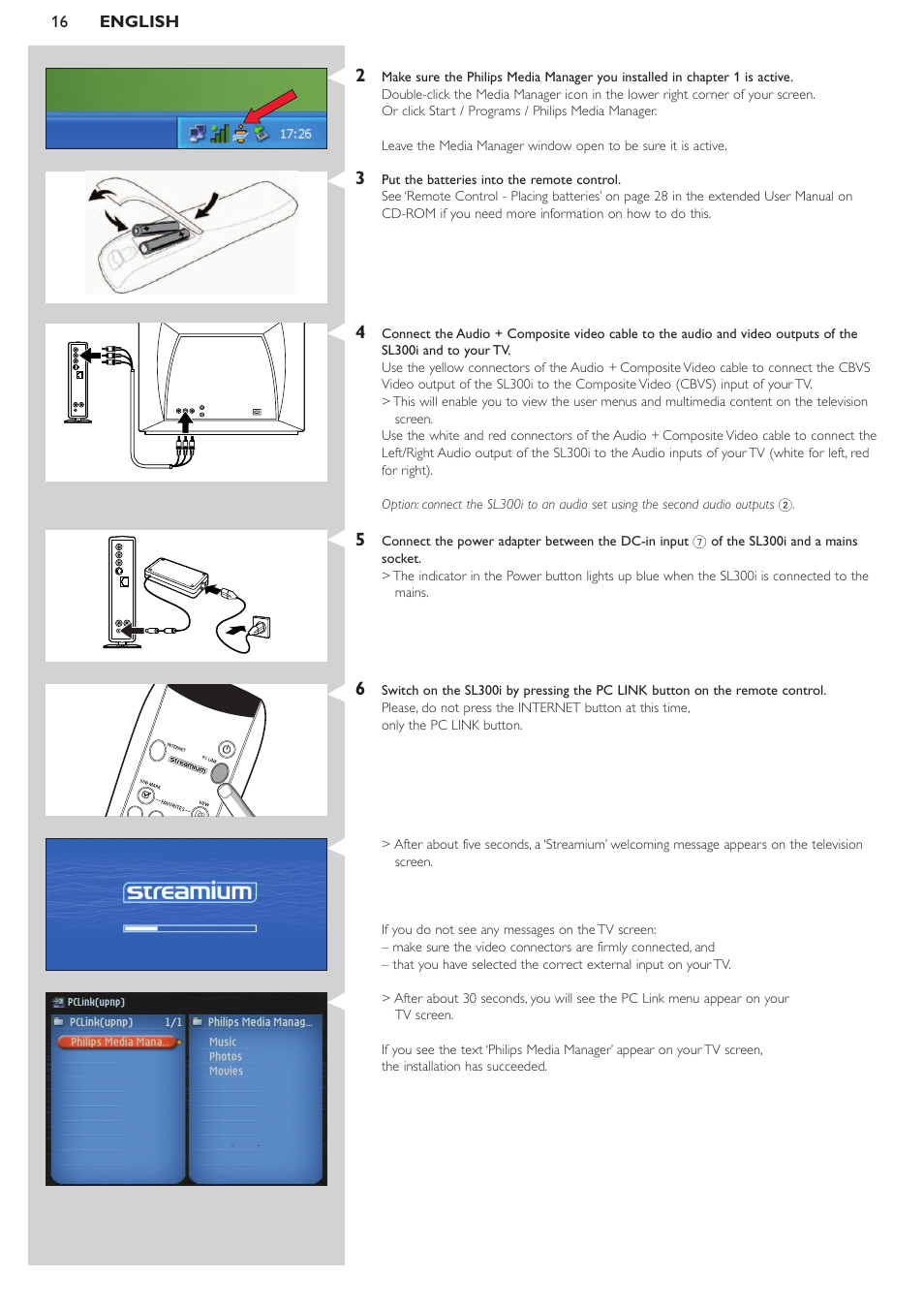 Philips SL300I/37 User Manual | Page 16 / 26