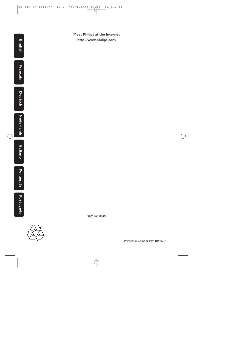 Philips SBC CS030/00 User Manual | Page 31 / 31