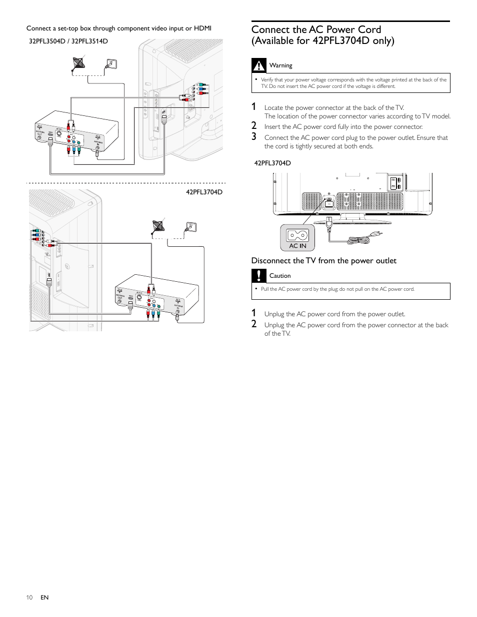 Philips 32PFL3514D User Manual | Page 11 / 42