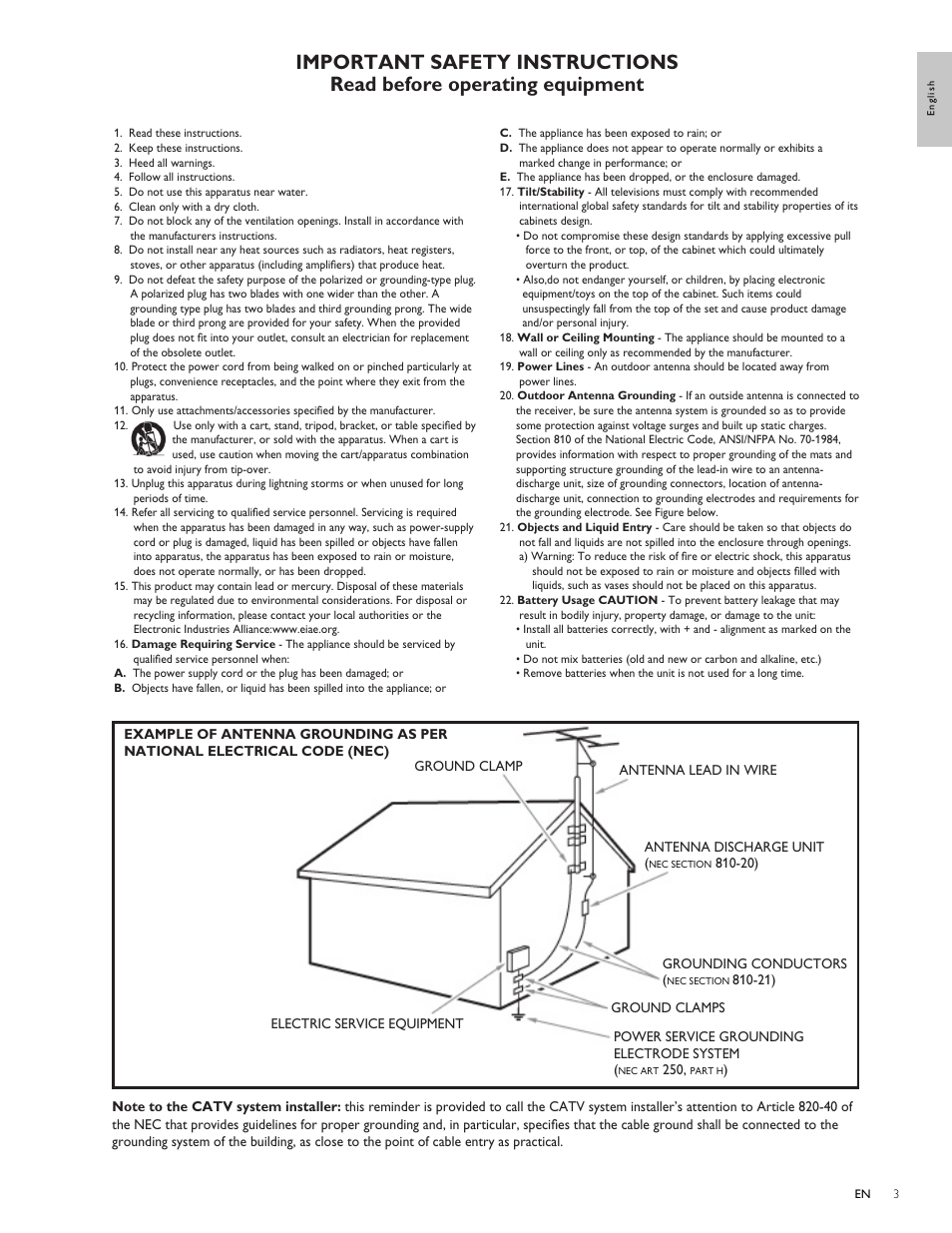 Philips 32PFL3514D User Manual | Page 4 / 42