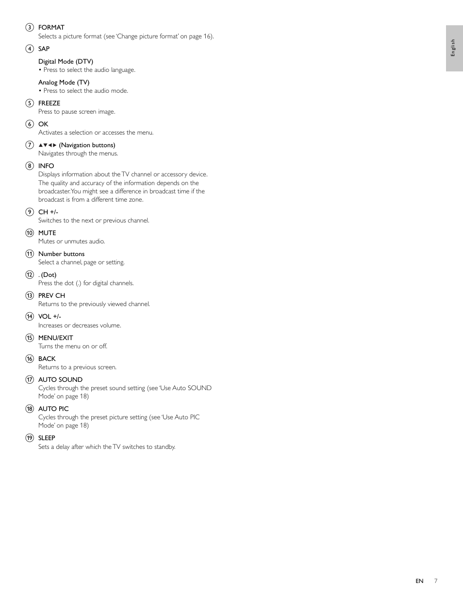 Philips 32PFL3514D User Manual | Page 8 / 42