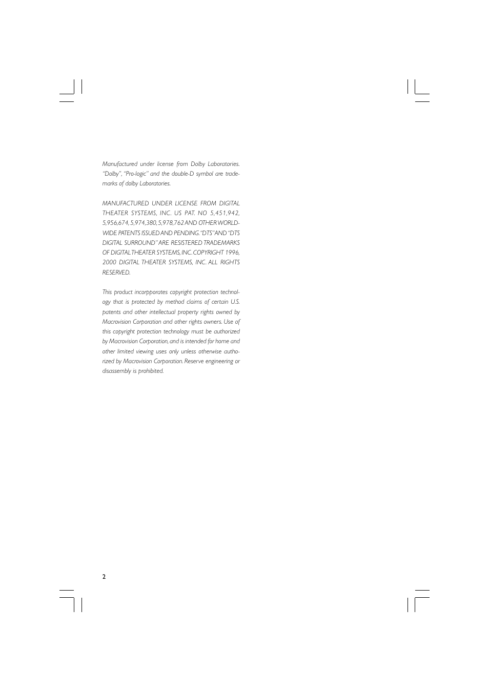 Philips FW-D550 User Manual | Page 2 / 47