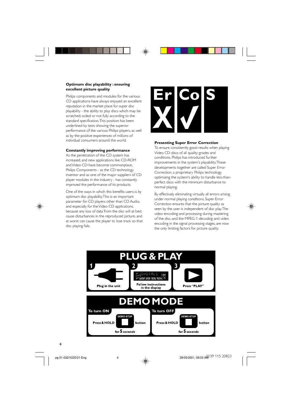 Philips FW-V220/21 User Manual | Page 4 / 32