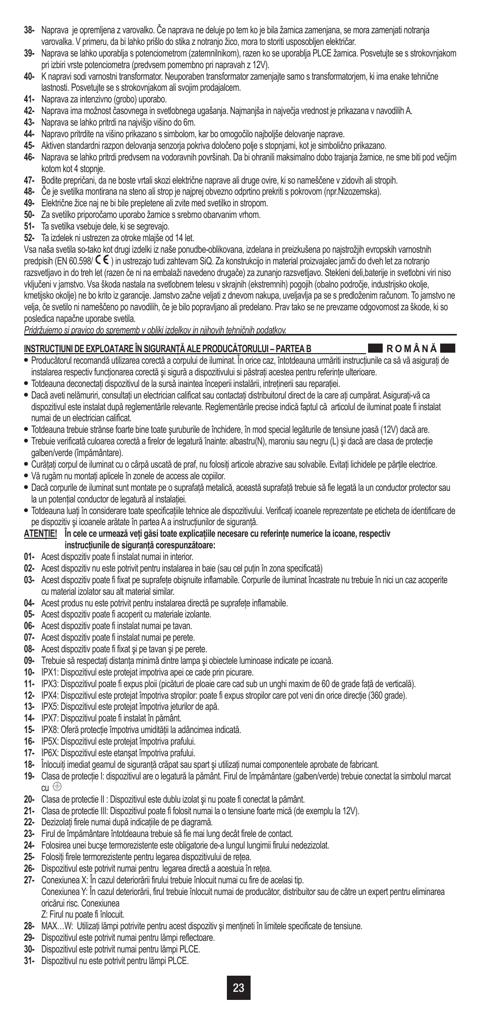 Philips LEDINO 31602/**/16 User Manual | Page 31 / 40