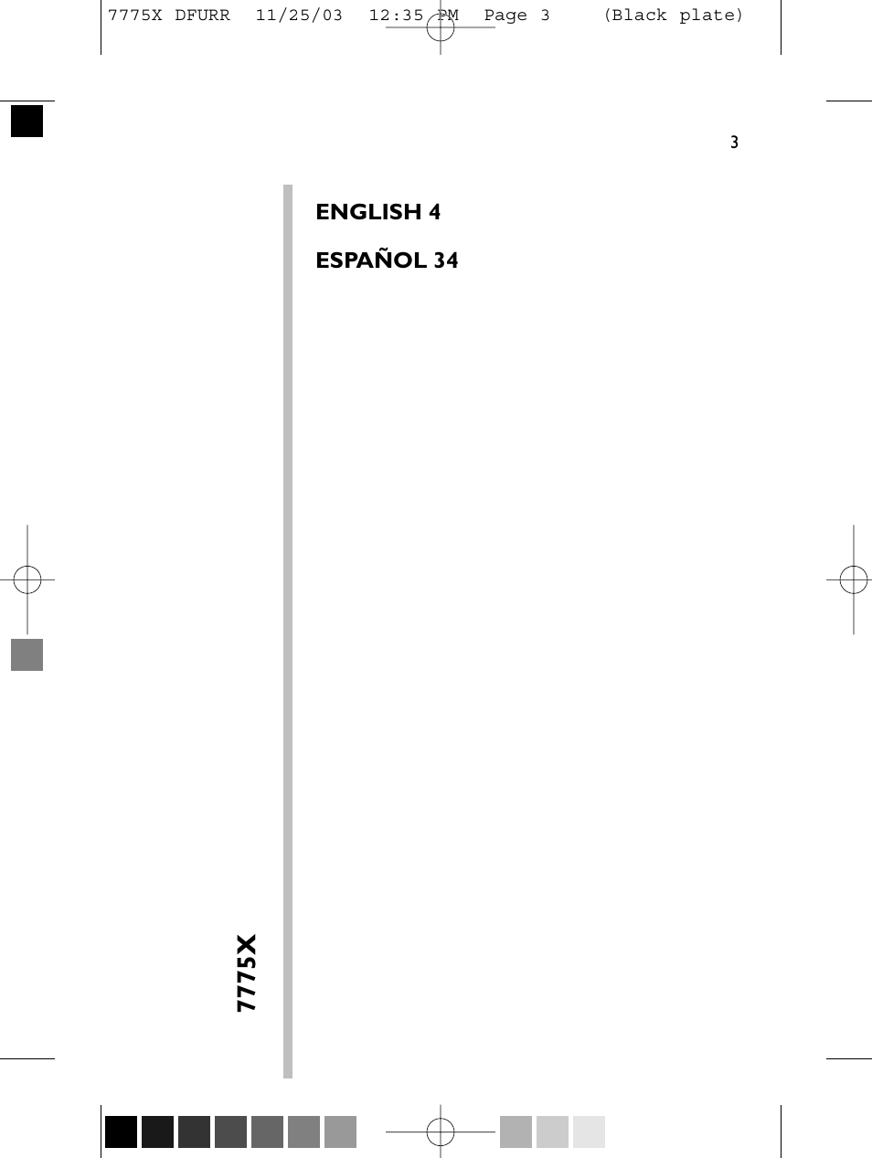 7775x | Philips TRIPLEHEADER 7775X User Manual | Page 2 / 63
