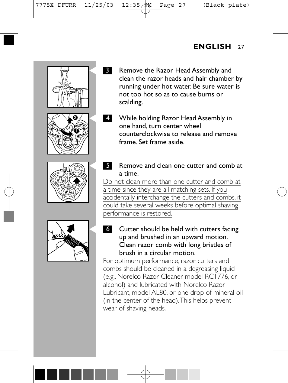 Philips TRIPLEHEADER 7775X User Manual | Page 26 / 63