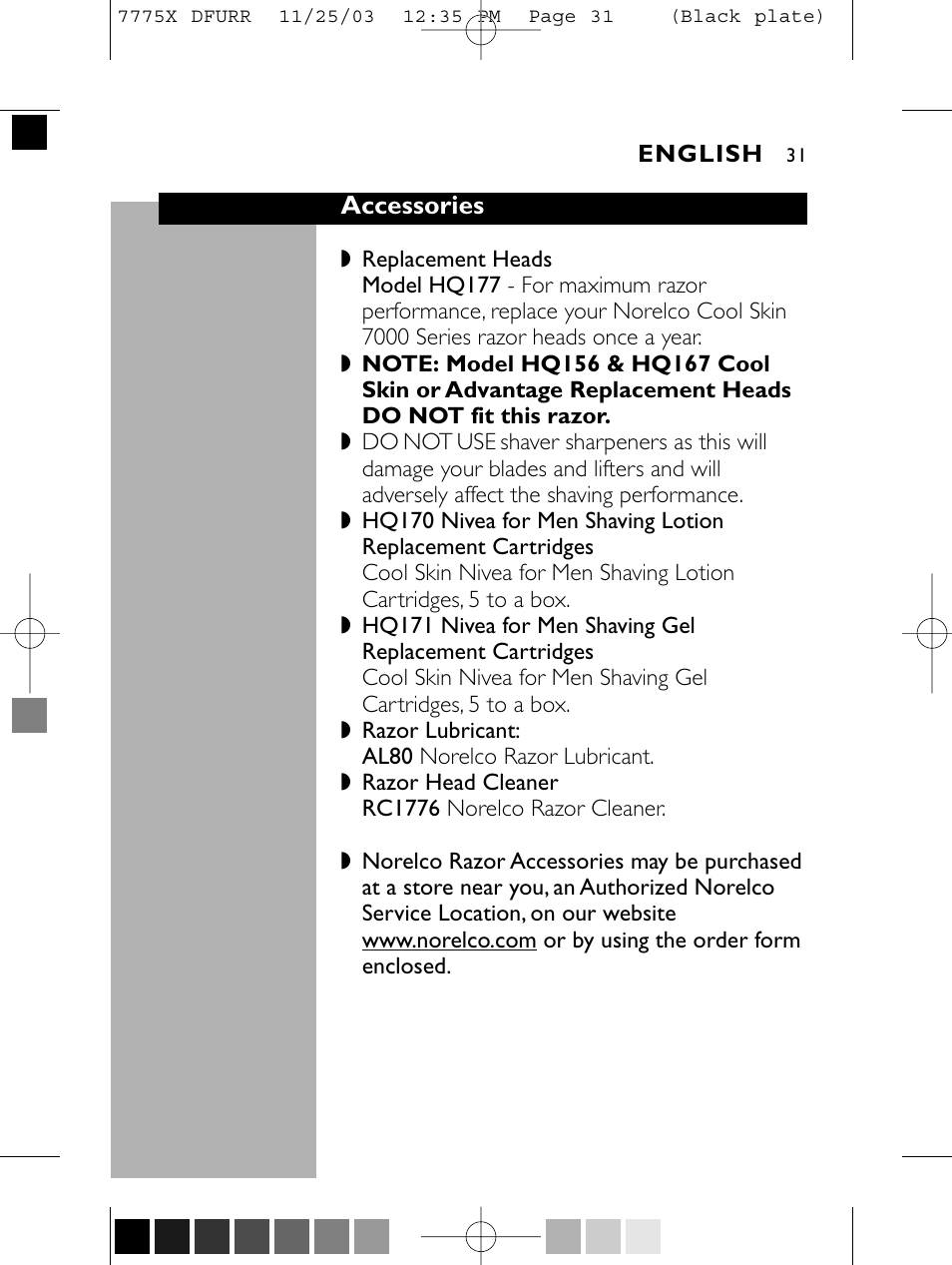 Philips TRIPLEHEADER 7775X User Manual | Page 30 / 63