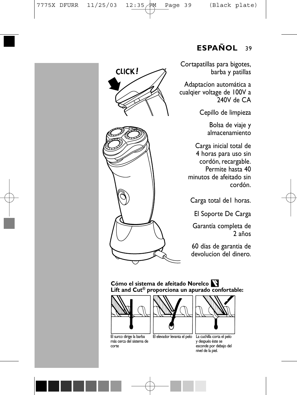 Philips TRIPLEHEADER 7775X User Manual | Page 38 / 63