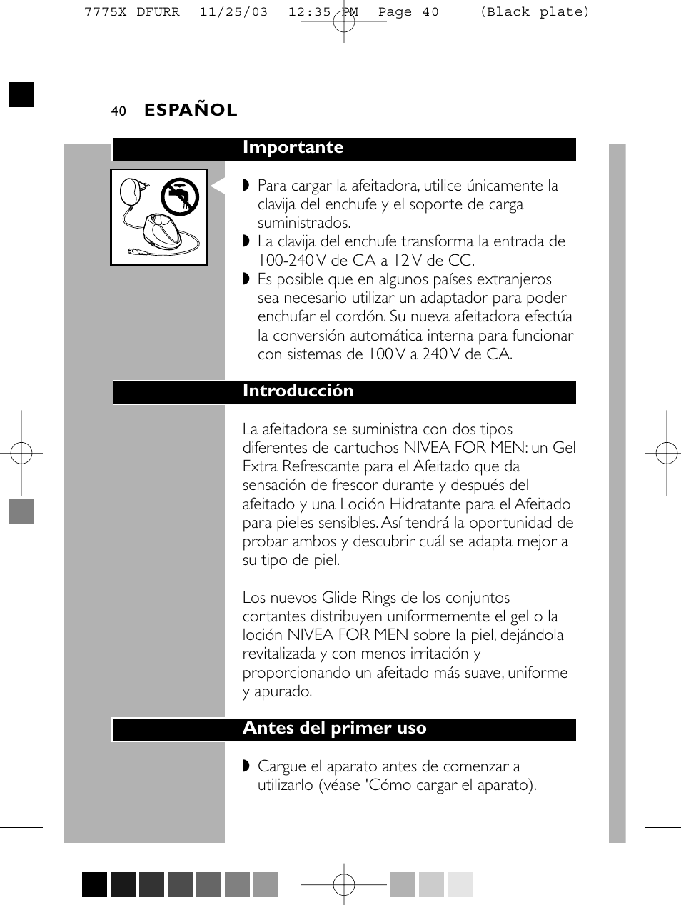 Philips TRIPLEHEADER 7775X User Manual | Page 39 / 63